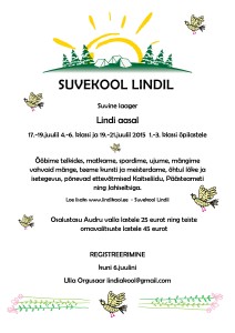 Suvekool Lindil kuulutus